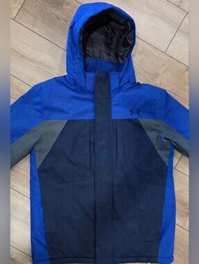 Under Armour Boys Westward 3-in-1 ColdGear Winter Jacket YLG Blue